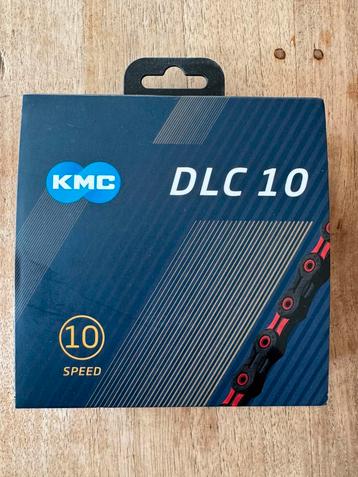 KMC DLC10 fietsketting 10-speed zwart/rood - als nieuw beschikbaar voor biedingen