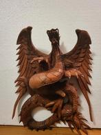 Hangende Houtsnijwerk Draak - 30 cm, Ophalen of Verzenden