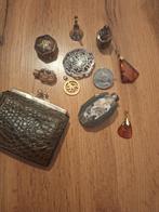 Lotje antiek sieraden en diverse, Sieraden, Tassen en Uiterlijk, Antieke sieraden, Verzenden, Zilver, Broche, Verguld
