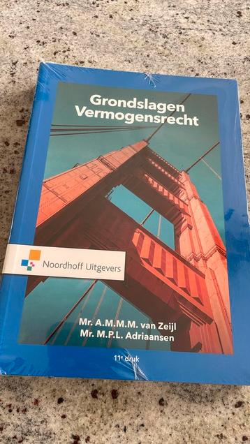Mr.A.M.M.M. van Zeijl - Grondslagen Vermogensrecht beschikbaar voor biedingen
