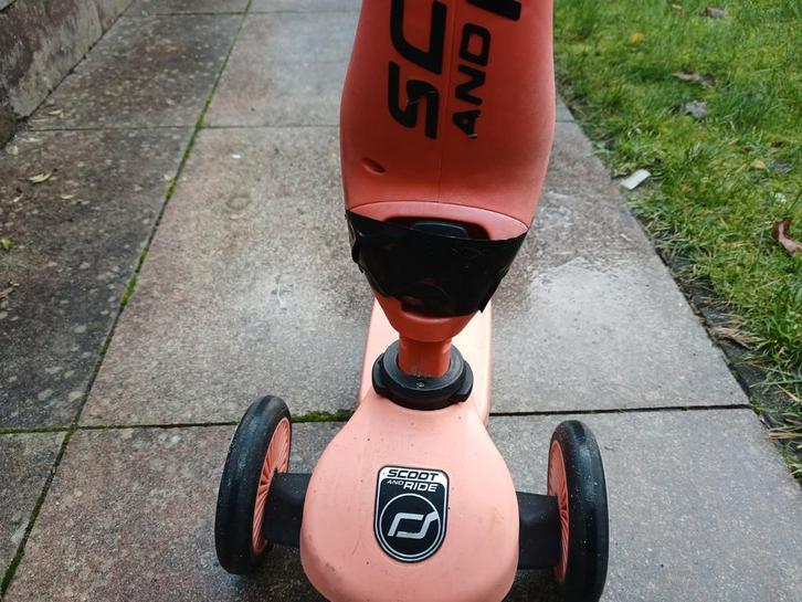 Loopfietsje en stepje in 1. Bandits en angels, Kinderen en Baby's, Speelgoed | Buiten | Voertuigen en Loopfietsen, Gebruikt, Loopfiets