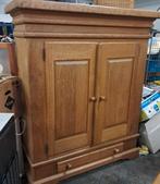 Licht kleurige vol eiken wandkast kamer kast, Ophalen, 150 tot 200 cm, Eikenhout, Zo goed als nieuw