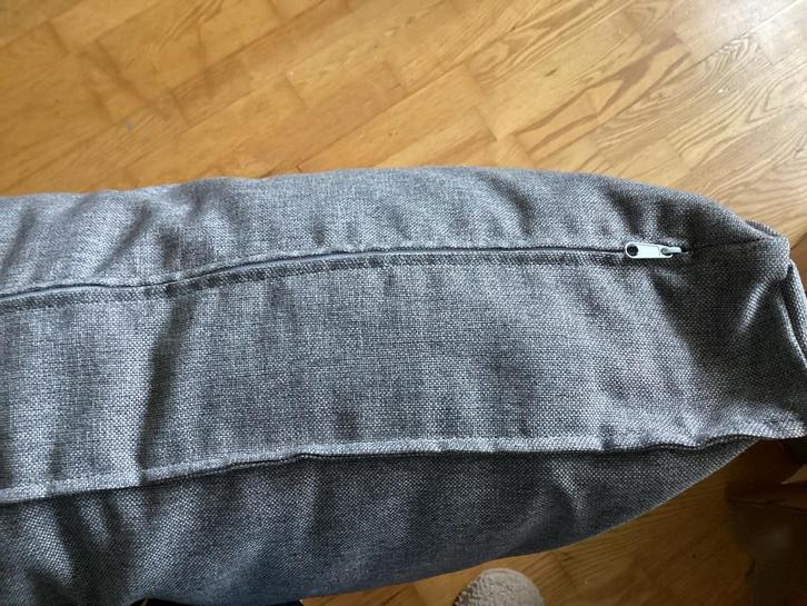 Palletkussen - Grijs - Rechthoekig, Huis en Inrichting, Woonaccessoires | Kussens, Zo goed als nieuw, Beige, Rechthoekig, Ophalen