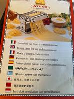 Pastamachine - Marcato Atlas Wellness, Huis en Inrichting, Keuken | Keukenbenodigdheden, Verzenden, Gebruikt