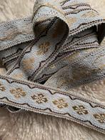 Oud sierband met brokaat, Ophalen of Verzenden, Nieuw, Lint, Band of Elastiek