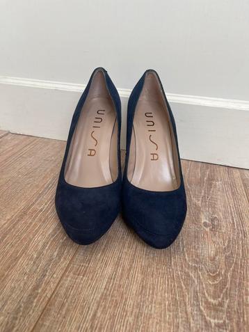 Unisa Suède Pumps Navy Blauw - Maat 37 - Nieuw! beschikbaar voor biedingen