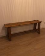 Houten bankje / sidetable, Huis en Inrichting, Ophalen, Zo goed als nieuw, 25 tot 50 cm, Rechthoekig