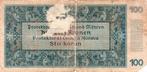 Bohemen en Moravië 100 kronen 1940 - VG, Verzenden, Overige landen, Los biljet