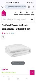 Dekbed 4-seizoenen, Huis en Inrichting, Slaapkamer | Beddengoed, Wit, Tweepersoons, Ophalen of Verzenden, Deken of Dekbed