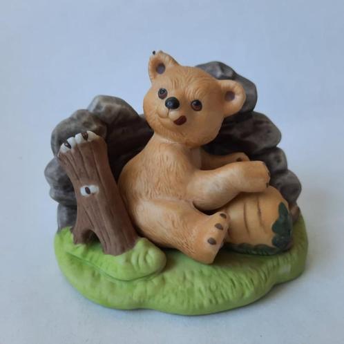 Franklin Porcelain Woodland Surprise Beer / Bear, Verzamelen, Beelden en Beeldjes, Zo goed als nieuw, Dier, Ophalen of Verzenden