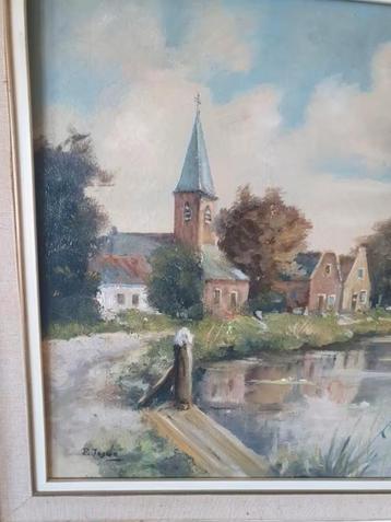 Holland landschap P. Ingma waar is dit? Wie??? beschikbaar voor biedingen