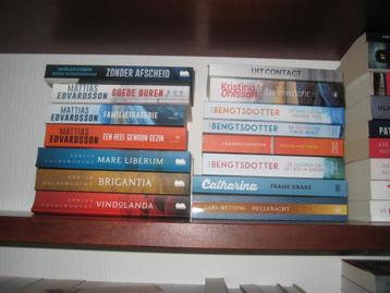 Diverse thrillers  o.a. Ohlsson, Bengtsdotter, enz. beschikbaar voor biedingen