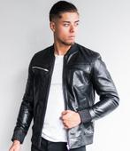 Zumo Mondial slim fit leather jacket - maat M - Zwart -Nieuw, Zumo, Zwart, Nieuw, Verzenden