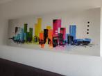 schilderij Kijk op Rotterdam, Huis en Inrichting, Ophalen, 50 tot 75 cm, Zo goed als nieuw, Schilderij