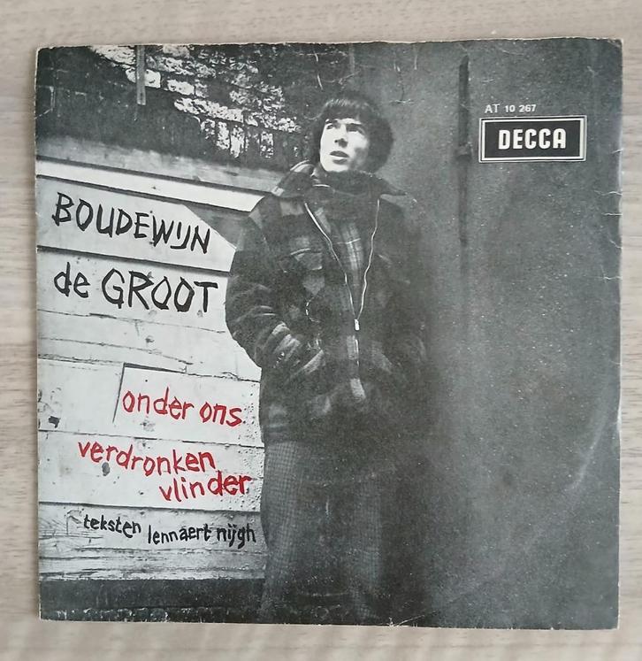 Boudewijn de Groot. Vinyl. Onder Ons - Verdronken Vlinder., Cd's en Dvd's, Vinyl Singles, Gebruikt, Single, Nederlandstalig, 7 inch