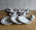 Dudson Brothers servies kop en schotel 5x kopjes schoteltjes, Ophalen, Gebruikt, Overige stijlen, Kop(pen) en/of Schotel(s)