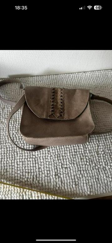 Cowboysbag linkwood schoudertas crossbody beige taupe leer beschikbaar voor biedingen