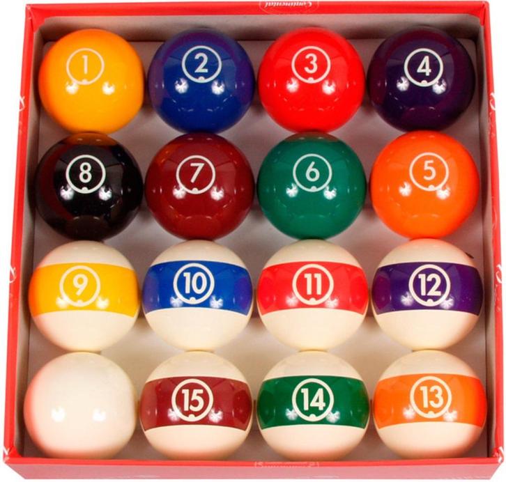 Biljart en poolballen continental - Pool ballen - Biljard, Sport en Fitness, Biljarten en Poolen, Nieuw, Keu of Ballen, Ophalen of Verzenden