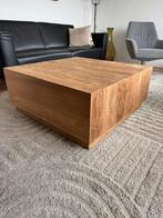 Salontafel - Eleonora - 90x90cm - hout, 100 tot 150 cm, Zo goed als nieuw, Minder dan 50 cm, Rechthoekig