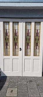 Verschillende sets ensuite deuren glas in lood., Hobby en Vrije tijd, Overige Hobby en Vrije tijd, Ophalen, Zo goed als nieuw