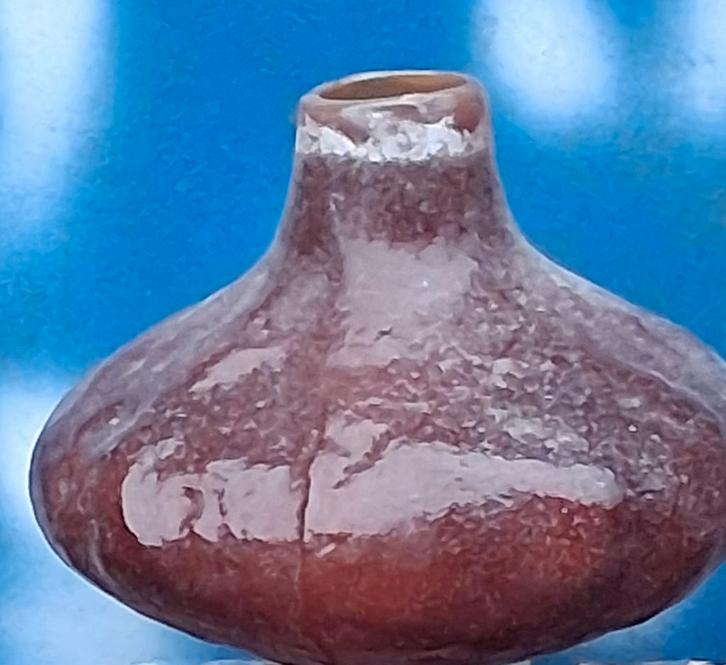 Andries Copier?/Leerdam ? Glas,ruw oppervlak. 14 cm., Antiek en Kunst, Antiek | Glas en Kristal, Ophalen