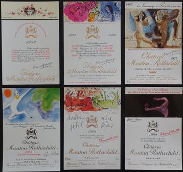 Chateau Mouton Rothschild ansichtkaarten beschikbaar voor biedingen