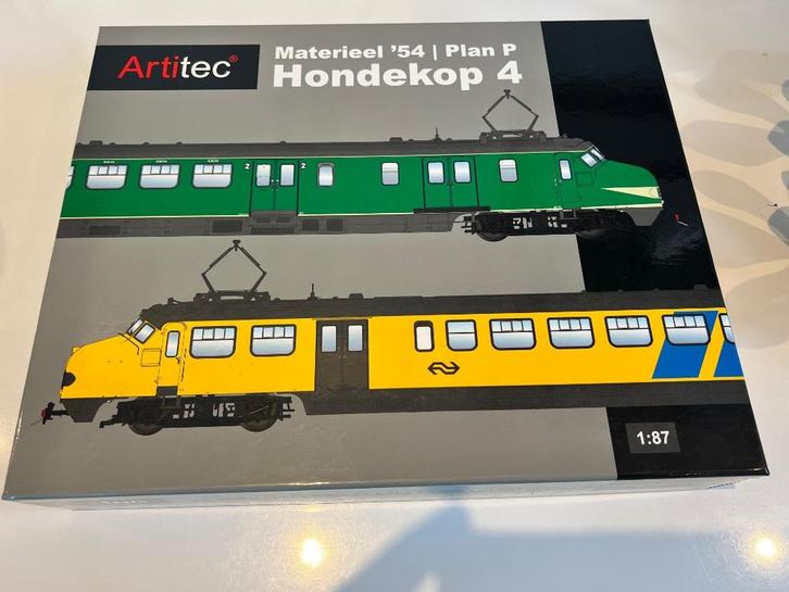 Artitec 20.401.01 NS Hondekop DCC analoog groen HK4 764, Hobby en Vrije tijd, Modeltreinen | H0, Zo goed als nieuw, Treinset, Gelijkstroom