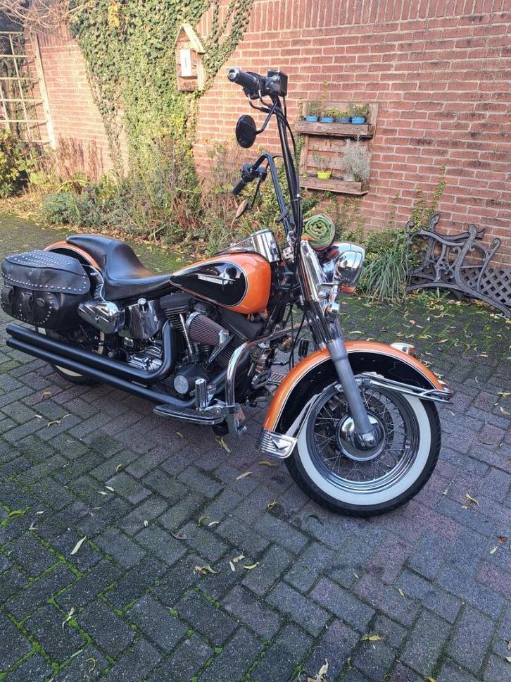 harley davidson custom softail, Motoren, Motoren | Harley-Davidson, Particulier, Chopper, meer dan 35 kW, 2 cilinders, LED Verlichting