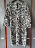Angelle Milan Jurk – Maat XXL – Zwart-Wit Barok Print, Kleding | Dames, Ophalen of Verzenden, Maat 46/48 (XL) of groter, Zwart
