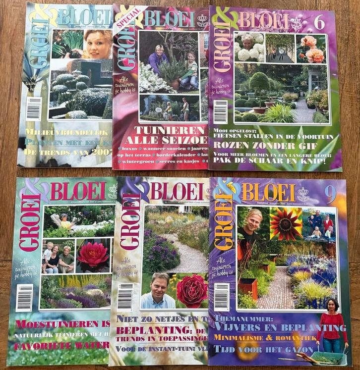 Groei & Bloei tijdschriften 2006-2007, Boeken, Tijdschriften en Kranten, Gelezen, Sport en Vrije tijd, Ophalen of Verzenden