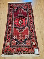 Vintage handgeknoopt perzisch hamadan 210x102, Info@SlatsAntiek.nl, 100 tot 150 cm, Perzisch, 200 cm of meer