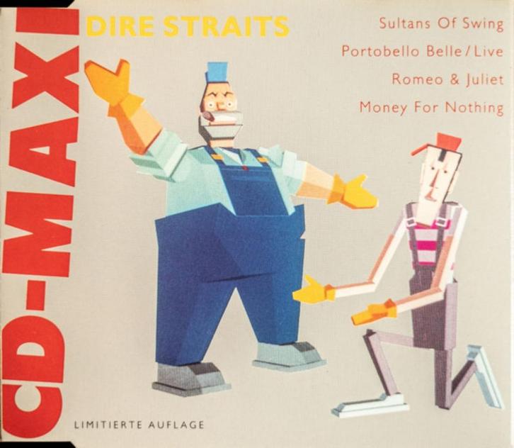 Dire Straits – Sultans Of Swing CD Maxisingle 1989, Cd's en Dvd's, Cd Singles, Zo goed als nieuw, Rock en Metal, 1 single, Maxi-single