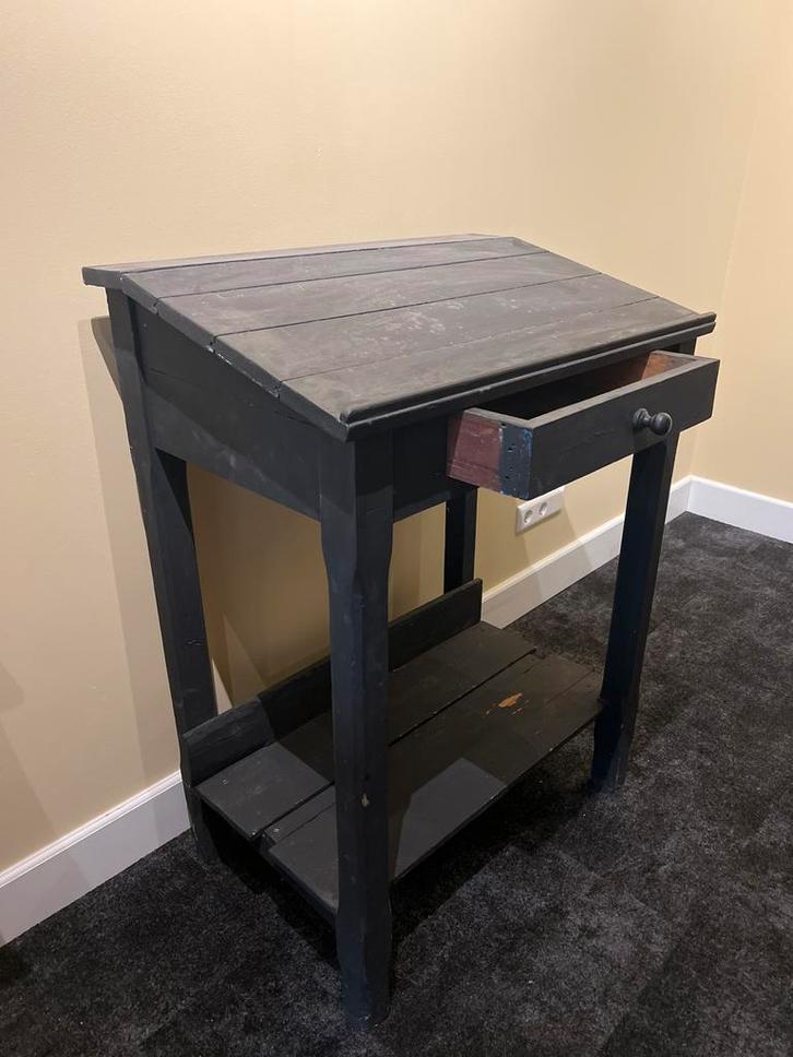 Gorinchem! Antieke houten lessenaar kastje met Lade, Antiek en Kunst, Antiek | Meubels | Kasten, Ophalen