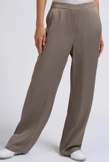 YAYA satijnen pantalon – Clay Pebble Grey maat 36  beschikbaar voor biedingen
