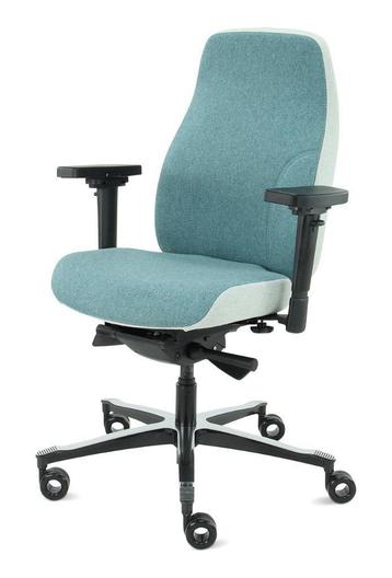 Nieuw | WPD-Line Therapod X2 Bureaustoelen | Azure | Blauw beschikbaar voor biedingen