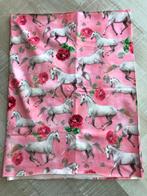 Nieuw roze paarden stof tricot, Hobby en Vrije tijd, Stoffen en Lappen, Ophalen, Overige materialen, 120 cm of meer, Nieuw