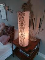 Vintage retro lamp vloerlamp uniek, Huis en Inrichting, Lampen | Vloerlampen, Ophalen, Gebruikt, Stof, Minder dan 100 cm