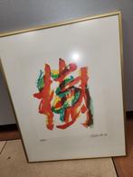 Screenprint  van Yassa Tabuchi.  "High Tree" genummerd, Ophalen