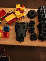 Vintage duplo treinbaan met Treinen, Wissels & Minifiguren, Ophalen of Verzenden, Gebruikt