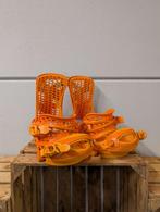 Burton genesis snowboard binding maat M oranje, Ophalen of Verzenden, Gebruikt, Bindingen