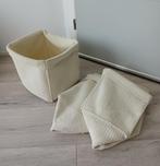 3 opvouwbare wasmanden, totaalprijs 2,50 euro, Ophalen, Gebruikt, Beige, Overige typen