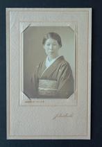 Cabinetfoto J2 - Japanse Dame in Kimono, Gebruikt, Verzenden, Foto, Buitenland