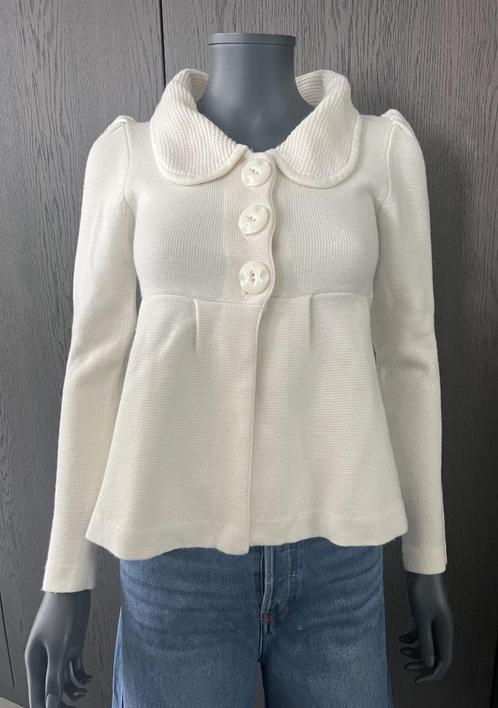 BOUTIQUE - off-white vestje - 34 (XS), Kleding | Dames, Truien en Vesten, Zo goed als nieuw, Maat 34 (XS) of kleiner, Wit, Verzenden