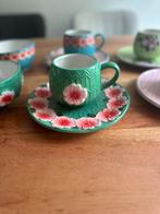 Action Bloemenservies Azur borden kommen kopjes, Huis en Inrichting, Keuken | Servies, Ophalen, Gebruikt, Bord(en), Overige stijlen