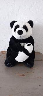 Panda knuffel met jong, Ophalen of Verzenden, Zo goed als nieuw, Beer