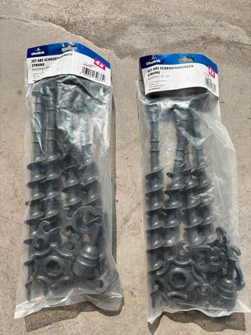 2x 4 Schroefharingen strong 31 cm Obelink *nieuw* beschikbaar voor biedingen