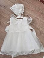 Prachtige witte jurk met muts, Ophalen of Verzenden