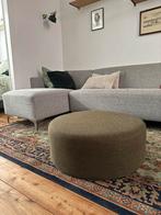 Poef / hocker, Olijfgroen, noo.ma, Huis en Inrichting, Ophalen, Zo goed als nieuw, Rechthoekig