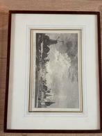 Gezigt van de Riviere de Eem, Antiek en Kunst, Kunst | Etsen en Gravures, Ophalen