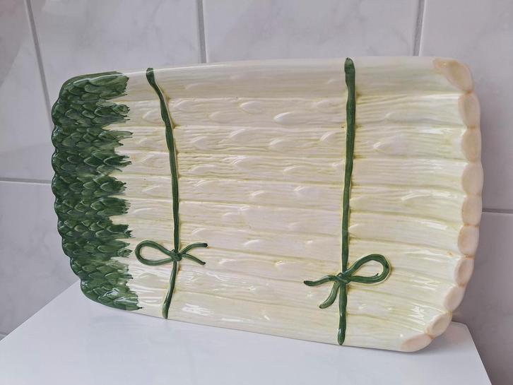 Vintage Asperge Schotel schaal - Portugal, Antiek en Kunst, Antiek | Schalen, Ophalen of Verzenden
